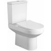 Aqualine VERMET WC kombi mísa, spodný/zadný odpad, biela VR038