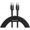 Kábel USB Type-C-Type-C Baseus, 2 m, 3.0, rýchle nabíjanie.