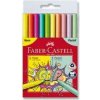Detské fixy Faber-Castell 155312 Grip 10 farieb