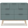 Komoda sivozelená 120x83x40 cm Pisco – Marckeric