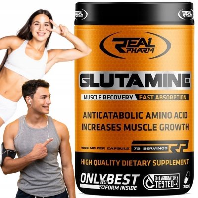 Real Pharm Glutamine 900 300 kapsúl