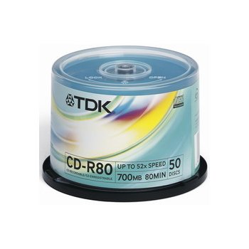 TDK CD-R 700MB 52x, 10ks