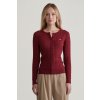 Gant STRETCH COTTON CABLE CARDIGAN červená
