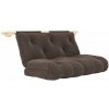 sofa HOOKED natural pine (futónová pohovka) karup natural 135*200 cm chocolate 519
