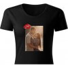 Farebné tričko s fotkou rámik BOZK Dámsky strih FOTOpošta Veľkosť: S