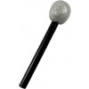 Mikrofón Strieborný – Disco – 26 cm