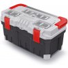 Kistenberg TITAN PLUS Plastový kufor na náradie, 55,4x28,6x27,6cm, šedá KTIPA5530-4C
