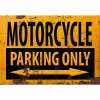 Ceduľa Motorcycle Parking Only ceduľa 30cm x 20cm Plechová tabuľa