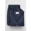 PYŽAMO GANT SATIN STRIPE PAJAMA SET GB EVENING BLUE
