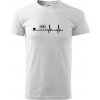 Kolky EKG - Tričko extra veľké (5-8XL) - 5XL ( Biela )