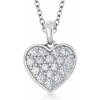 SOFIA strieborný prívesok zirkónové srdce AUSDLA1ZZ0P-ZY