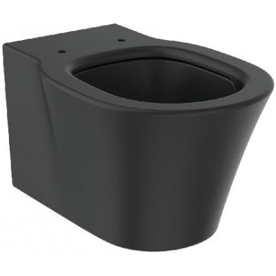 Ideal Standard Connect Air - Závesné WC, AquaBlade, čierna E0054V3