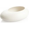 Tescoma FANCY HOME Stones 907964.11 Oválny nízky kvetináč FANCY HOME Stones biela