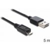 Delock kabel EASY-USB 2.0-A samec > USB 2.0 micro-B samec 5 m 83369