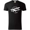 Still Plays With Planes - Tričko z organickej bavlny - L ( Čierna )