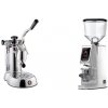 La Pavoni Stradivari Professional Lusso + Eureka Atom W 75, chrome