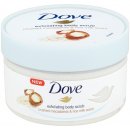 Dove Exfoliating Body Scrub Crushed Macadamia & Rice Milk vyživujúci telový peeling 225 ml