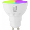IMMAX NEO Smart žiarovka LED GU10 4,8 W RGB+CCT farebná a biela, stmievateľná, Zigbee