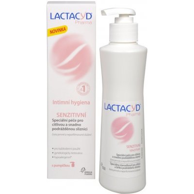 Lactacyd Pharma Senzitívny, krém na intímnu hygienu, 250 ml