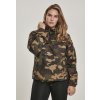 Bunda Urban Classics Ladies Camo Pull Over Jacket - woodcamo XL