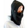 Kukla na hlavu fleecová čierna 3v1 (Termoaktívna fleecová kukla na ochranu hlavy, krku a tváre pred chladom)