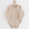 Dojčenské body celorozopínacie New Baby Classic II svetlo béžové 56 (0-3m)