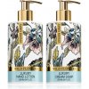 Vivian Gray Wild Flowers tekuté mydlo na ruky 250 ml + mlieko na ruky 250 ml kozmetická sada