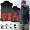 Insportline Pánská vyhřívaná vesta WARMhim (Barva: černá, Velikost: 3XL)