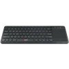C-TECH klávesnice WLTK-01, bezdrátová klávesnice s touchpadem, černá, USB