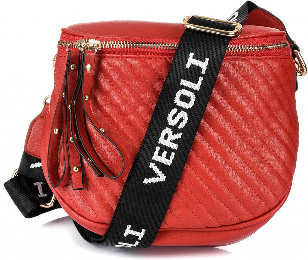 Versoli X74 dámska crossbody kabelka červená