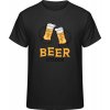 Premium Tričko - Dizajn - Čas na Pivo - Čierna - M - Pánske
