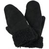 Vlnka Kožené palčiaky s ovčou vlnou Vlnka čierna veľkosti oblečenia Uni