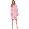Dámsky župan 2101 pink - L&L Růžová XL