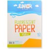 dekoračný papier a4 fluo oranžový 250 g sada 10 ks
