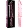 Ibiza Nebula Model 24 Dildo Borosilicate Glass 28.5 x 5 cm Pink