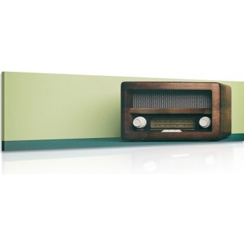 Obraz retro rádio - 150x50