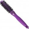Kefa s nylonovými štetinami Olivia Garden NanoThermic Thermal Violet Valentine - 24 mm (VIO-24)