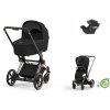 Cybex Platinum CYBEX e-Priam Conscious Collection Travel Set + Aton B2 i-Size onyx black 2022 rose gold