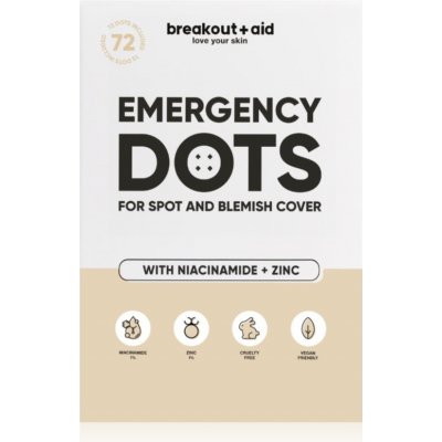 My White Secret Breakout + Aid Emergency Dots lokálna starostlivosť proti akné s niacínamidom a zinkom 72 ks