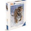 Puzzle Tiger na snehu 500 dielikov
