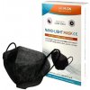 NANO M.ON – NANO LIGHT MASK, nano rúško v tvare respirátora (10 ks) čierne