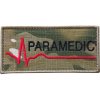 WARAGOD nášivka Embroidery Paramedic Patch Camo Fabric