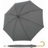 DOPPLER NATURE LONG Slate Grey - EKO deštník antracit 73663NGR