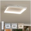 Brilagi - LED stmievateľné stropné svietidlo FALCON SLIM LED/50W/230V 50x50 cm biele + diaľkový ovládač BRX1331-500/BI + záruka 3 roky zadarmo