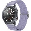 mobilNET uni látkový remienok na hodinky, 22mm, fialový