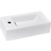 Umývadielko Glacera Bigio 50x25 cm otvor pre batériu vľavo BG5025L