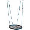 Hojdačka Sedadlo Bocianie hniezdo OVAL KBT Modrá 108 x 45 x 60 cm