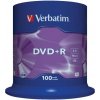 Verbatim DVD+R 16x 4,7GB cake 100 ks