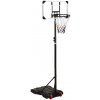 Basketbalový stojan priehľadný 216-250 cm polykarbonát-ForU-93657
