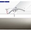 VYROVNAVACI PROFIL NARAZACI INOX 2,7 A65